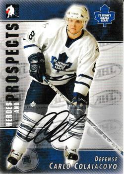 2004-05 In The Game Heroes and Prospects - Autographs #A-CC Carlo Colaiacovo Front