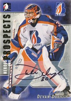 2004-05 In The Game Heroes and Prospects - Autographs #A-DD Devan Dubnyk Front