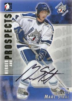 2004-05 In The Game Heroes and Prospects - Autographs #A-MS Marc Staal Front
