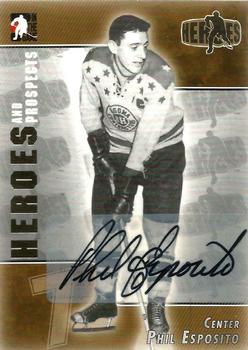 2004-05 In The Game Heroes and Prospects - Autographs #A-PE Phil Esposito Front