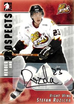 2004-05 In The Game Heroes and Prospects - Autographs #A-SR Stefan Ruzicka Front