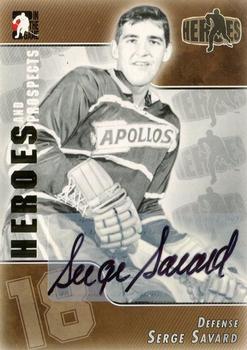 2004-05 In The Game Heroes and Prospects - Autographs #A-SS Serge Savard Front