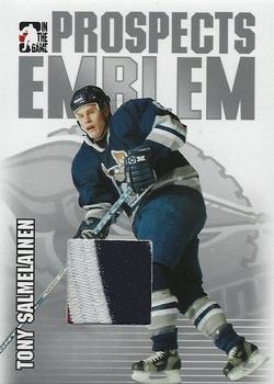 2004-05 In The Game Heroes and Prospects - Emblems Silver #GUE-32 Tony Salmelainen Front