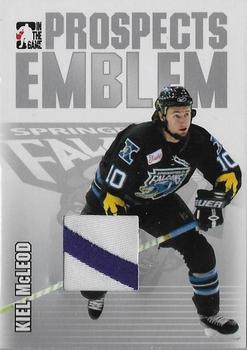 2004-05 In The Game Heroes and Prospects - Emblems Silver #GUE-40 Kiel McLeod Front