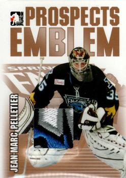 2004-05 In The Game Heroes and Prospects - Emblems Gold #GUE-23 Jean-Marc Pelletier Front