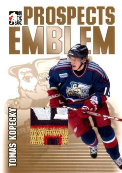 2004-05 In The Game Heroes and Prospects - Emblems Gold #GUE-52 Tomas Kopecky Front