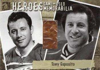 2004-05 In The Game Heroes and Prospects - Hero Memorabilia #HM-1 Tony Esposito Front