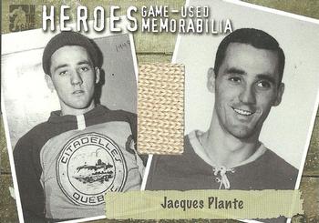 2004-05 In The Game Heroes and Prospects - Hero Memorabilia #HM-12 Jacques Plante Front