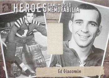 2004-05 In The Game Heroes and Prospects - Hero Memorabilia #HM-17 Ed Giacomin Front