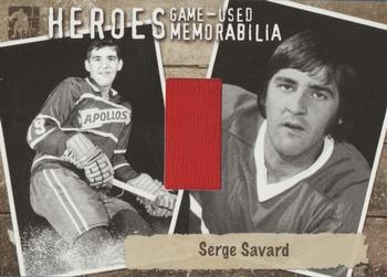 2004-05 In The Game Heroes and Prospects - Hero Memorabilia #HM-23 Serge Savard Front