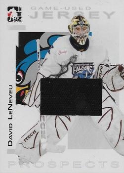 2004-05 In The Game Heroes and Prospects - Jerseys #GUJ-6 David LeNeveu Front