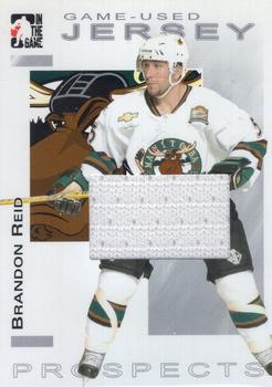 2004-05 In The Game Heroes and Prospects - Jerseys #GUJ-39 Brandon Reid Front