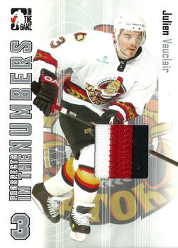 2004-05 In The Game Heroes and Prospects - Prospects in the Numbers Silver #ITN-38 Julien Vauclair Front