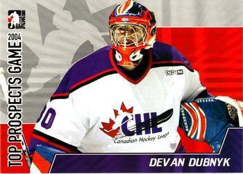 2004-05 In The Game Heroes and Prospects - Top Prospects Game 2004 #TPG-13 Devan Dubnyk Front