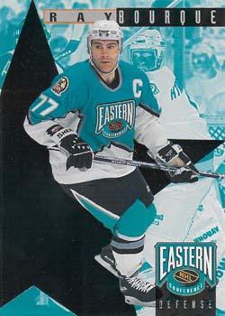 1995-96 Parkhurst International - NHL All-Stars #5 Ray Bourque / Paul Coffey Front