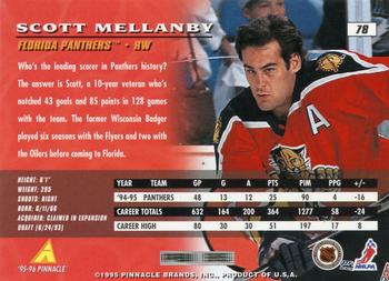 1995-96 Pinnacle #78 Scott Mellanby Back
