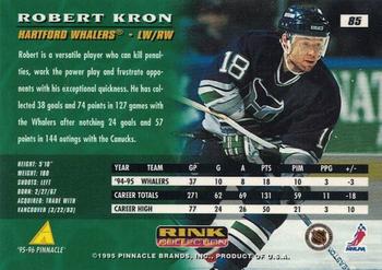 1995-96 Pinnacle - Rink Collection Artist's Proofs #85 Robert Kron Back