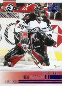 2004-05 Pacific - Blue #34 Mika Noronen Front