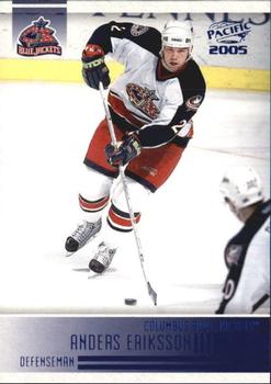 2004-05 Pacific - Blue #75 Anders Eriksson Front