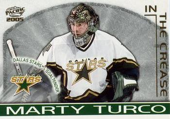 2004-05 Pacific - In the Crease #4 Marty Turco Front
