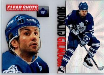 1995-96 Pinnacle - Clear Shots #6 Doug Gilmour Front