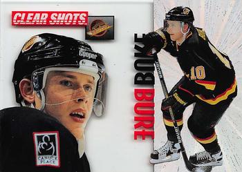 1995-96 Pinnacle - Clear Shots #12 Pavel Bure Front