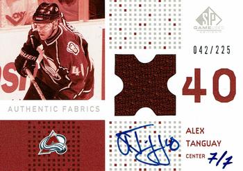 2004-05 SP Authentic - Buybacks #AF-AT Alex Tanguay Front