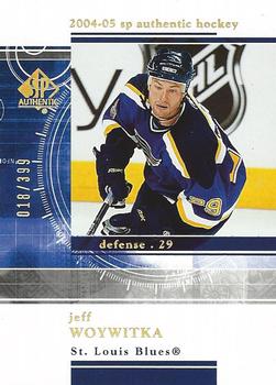 2004-05 SP Authentic - Rookie Redemptions #RR26 Jeff Woywitka Front