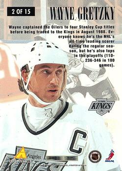1995-96 Pinnacle - First Strike #2 Wayne Gretzky Back
