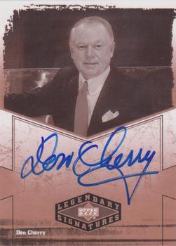 2004-05 UD Legendary Signatures - Autographs #DC Don Cherry Front
