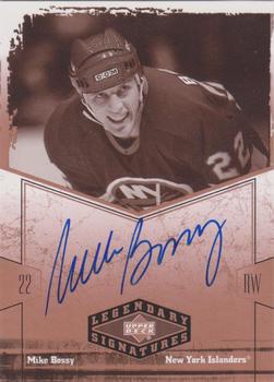 2004-05 UD Legendary Signatures - Autographs #MB Mike Bossy Front