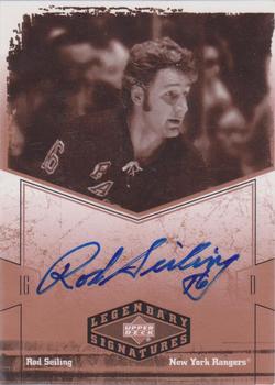 2004-05 UD Legendary Signatures - Autographs #RS Rod Seiling Front