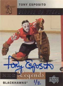 2004-05 UD Legendary Signatures - Buyback Autographs #88 Tony Esposito Front