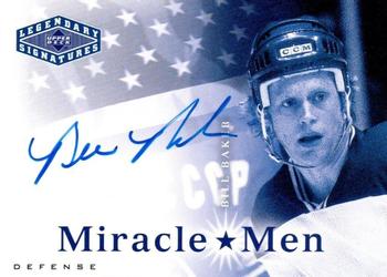 2004-05 UD Legendary Signatures - Miracle Men Autographs #USA-BI Bill Baker Front