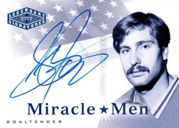 2004-05 UD Legendary Signatures - Miracle Men Autographs #USA-JA Steve Janaszak Front