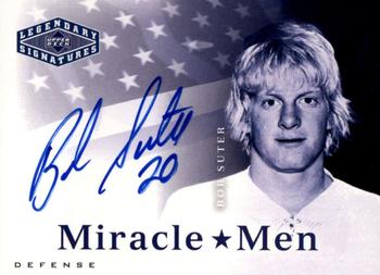 2004-05 UD Legendary Signatures - Miracle Men Autographs #USA-OB Bob Suter Front