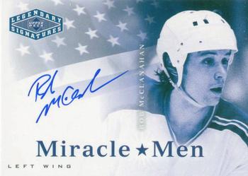 2004-05 UD Legendary Signatures - Miracle Men Autographs #USA-RO Rob McClanahan Front