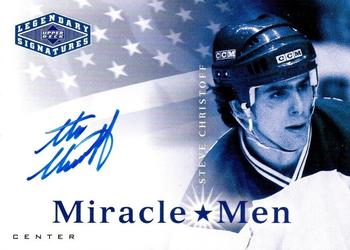 2004-05 UD Legendary Signatures - Miracle Men Autographs #USA-ST Steve Christoff Front