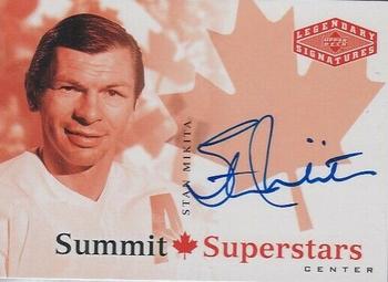 2004-05 UD Legendary Signatures - Summit Superstars Autographs #CDN-SM Stan Mikita Front