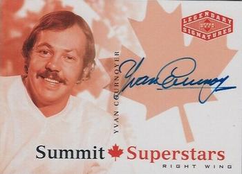2004-05 UD Legendary Signatures - Summit Superstars Autographs #CDN-YC Yvan Cournoyer Front