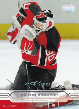 2004-05 Upper Deck - UD High Gloss HG Glossy Silver #107 Martin Brodeur Front