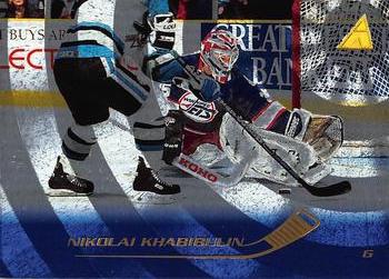 1995-96 Pinnacle - Rink Collection #118 Nikolai Khabibulin Front