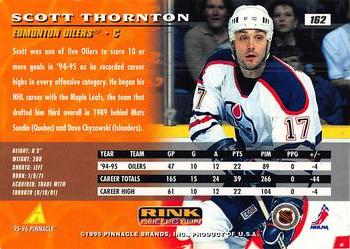 1995-96 Pinnacle - Rink Collection #162 Scott Thornton Back