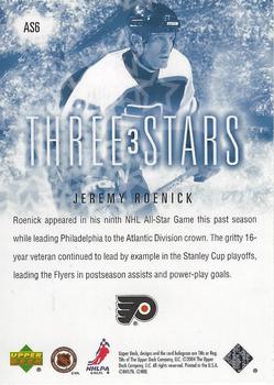 2004-05 Upper Deck - Three Stars #AS6 Jeremy Roenick Back