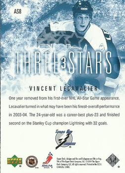 2004-05 Upper Deck - Three Stars #AS8 Vincent Lecavalier Back