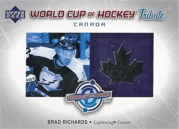 2004-05 Upper Deck - World Cup Tribute #WC-BR Brad Richards Front