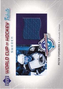 2004-05 Upper Deck - World Cup Tribute #WC-PF Peter Forsberg Front