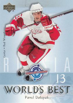 2004-05 Upper Deck - World's Best #WB19 Pavel Datsyuk Front