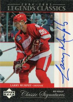 2004-05 Upper Deck Legends Classics - Classic Signatures #CS55 Larry Murphy Front