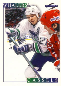 1995-96 Score #136 Andrew Cassels Front